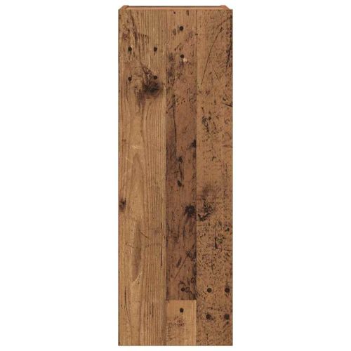 ТВ Единици Монтиране на стена 4 pcs Старо дърво Инженерно дърво