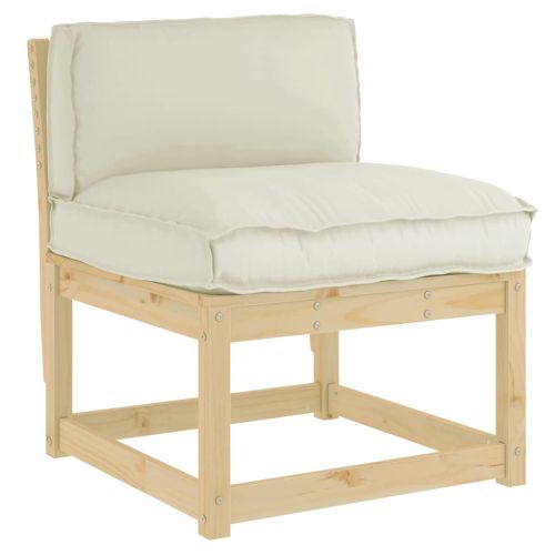 Възглавница Крем 70 x 40 x 12 cm Оксфордска тъкан