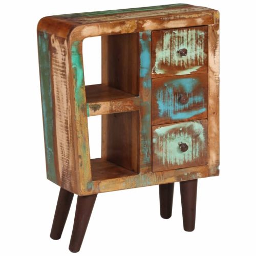 Сайдборд, 55x30x80 см, регенерирано дърво масив