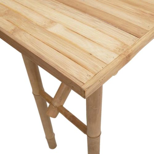 Конзолна маса 115x39x75 см бамбук