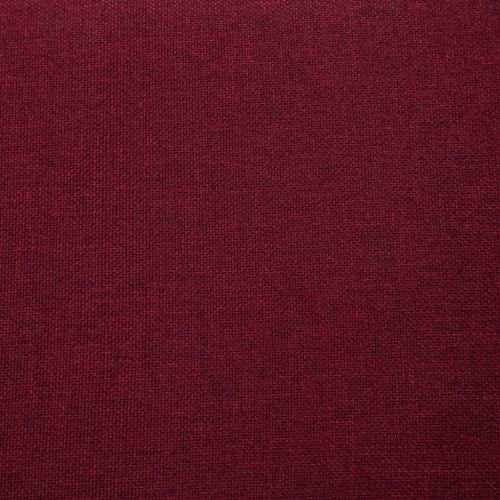 Пейка с отделение за съхранение 116 см виненочервена полиестер