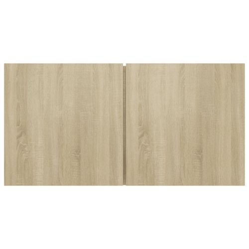 Комплект ТВ шкафове от 4 части, сонома дъб, инженерно дърво