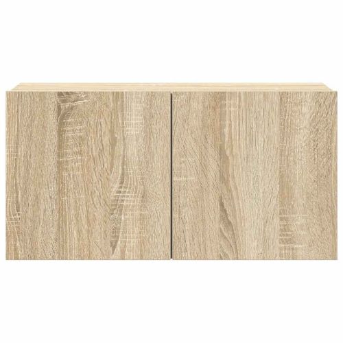 Комплект ТВ шкафове от 4 части, сонома дъб, инженерно дърво