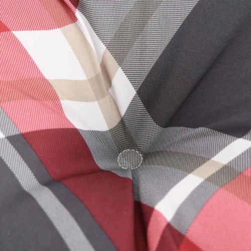 Палетна възглавница, червено каре, 70x40x12 см, текстил