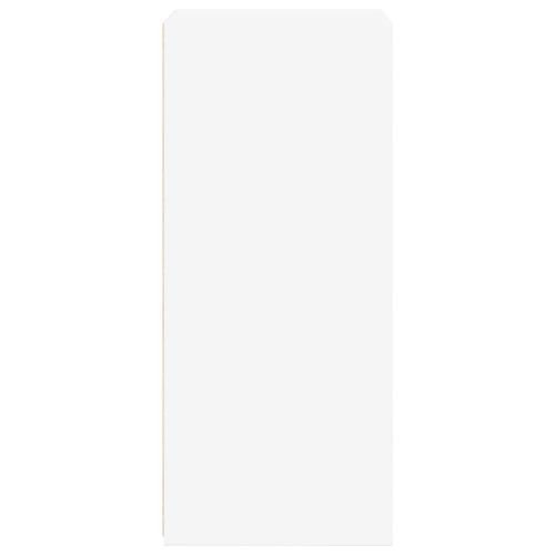 Бюфет, бял, 50x41x93 см, инженерно дърво