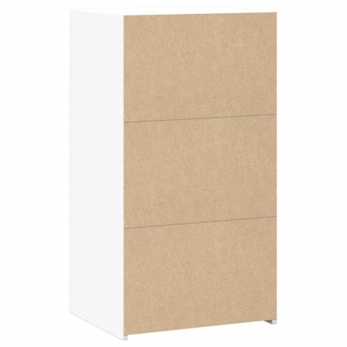 Бюфет, бял, 50x41x93 см, инженерно дърво