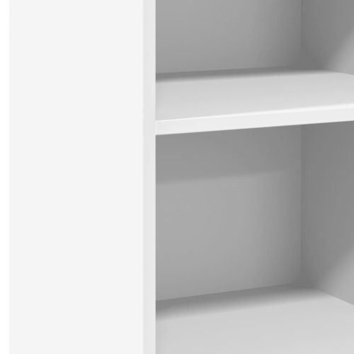 Бюфет, бял, 50x41x93 см, инженерно дърво