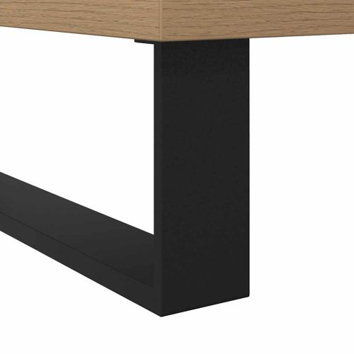 Шкаф за мивка за баня, дъб артизан, 65x33x60см, инженерно дърво