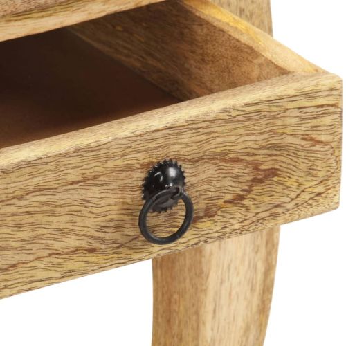 Нощно шкафче, 28x28x46 см, мангова дървесина масив