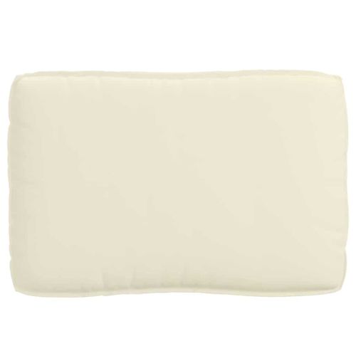 Комплект възглавници за палет 3 pcs Крем Оксфордска тъкан