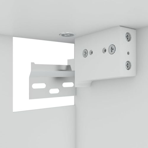 Висящ стъклен шкаф "Lyon", кафяв дъб, 60x31x60 см, инженерно дърво