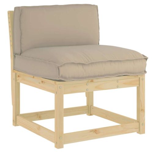 Възглавница Таупе 70 x 40 x 12 cm Оксфордска тъкан