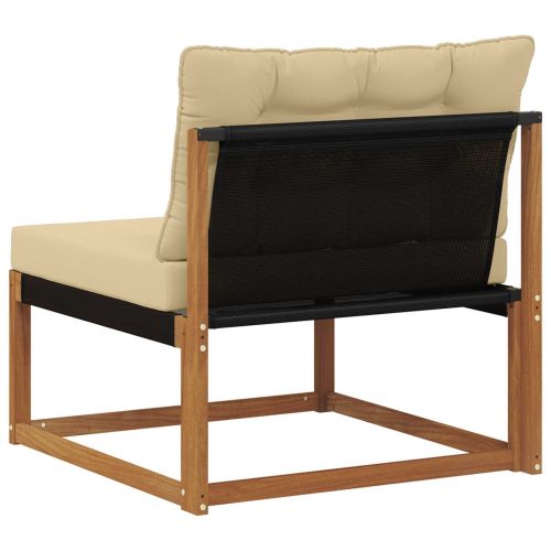 Секционен диван с възглавница Естествен 79 x 83 x 73 см