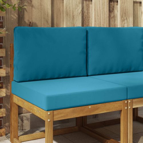 Възглавница за диван на открито 2 pcs Кралско синьо Полиестер