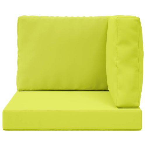 Възглавница за диван на открито 3 pcs Зелен Полиестер