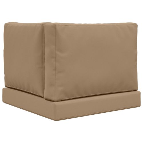 Възглавница за диван на открито 3 pcs Таупе Полиестер