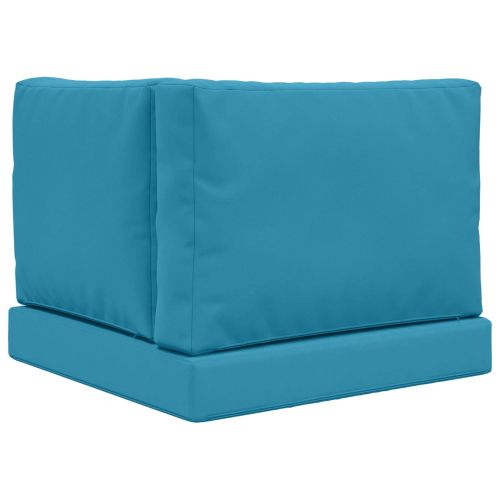 Възглавница за диван на открито 3 pcs Кралско синьо Полиестер