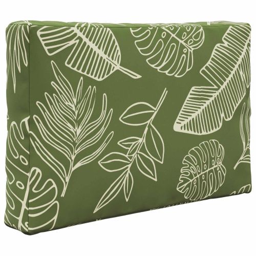 Възглавница за диван на открито 3 pcs Дизайн с листа Полиестер