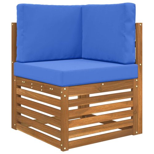 Възглавница за диван на открито 3 pcs Тюркоаз Полиестер