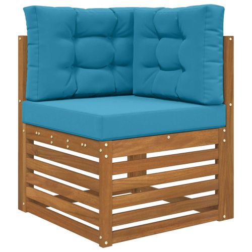 Възглавница за диван на открито 3 pcs Кралско синьо Полиестер