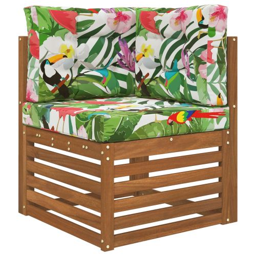 Възглавница за диван на открито 3 pcs цветно Полиестер