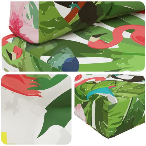 Възглавница за диван на открито 3 pcs цветно Полиестер