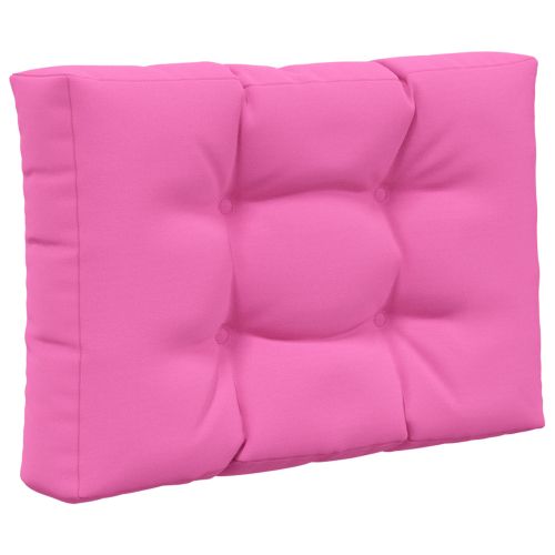 Възглавница за диван на открито 3 pcs Розово Полиестер