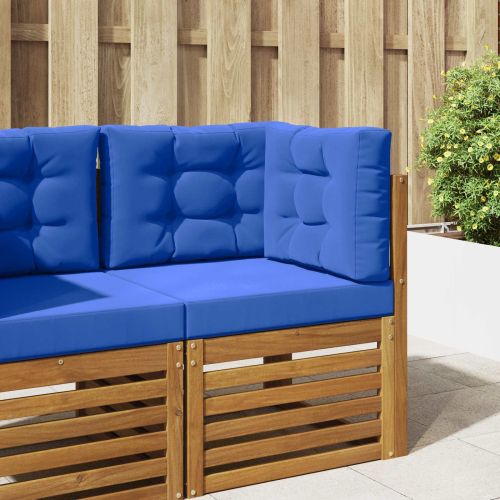 Възглавница за диван на открито 3 pcs Тюркоаз Полиестер