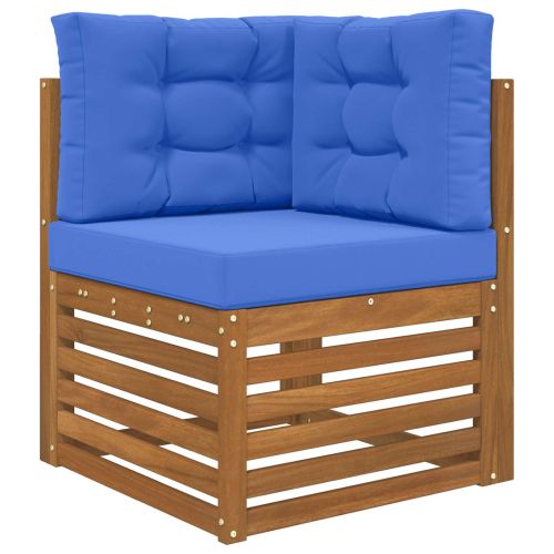 Възглавница за диван на открито 3 pcs Тюркоаз Полиестер