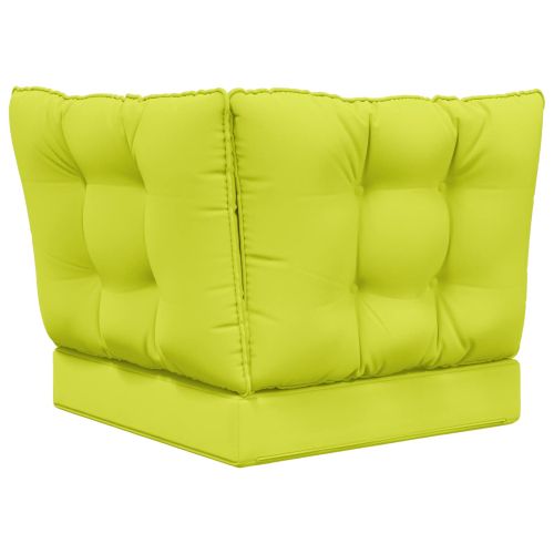 Възглавница за диван на открито 3 pcs Зелен Полиестер