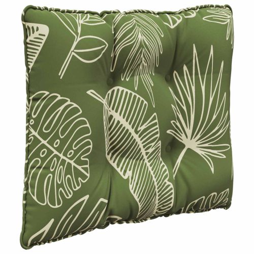 Възглавница за диван на открито 3 pcs Дизайн с листа Полиестер