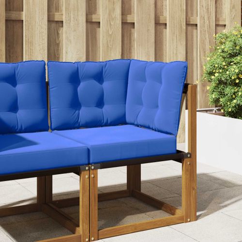 Възглавница за диван на открито 3 pcs Тюркоаз Полиестер