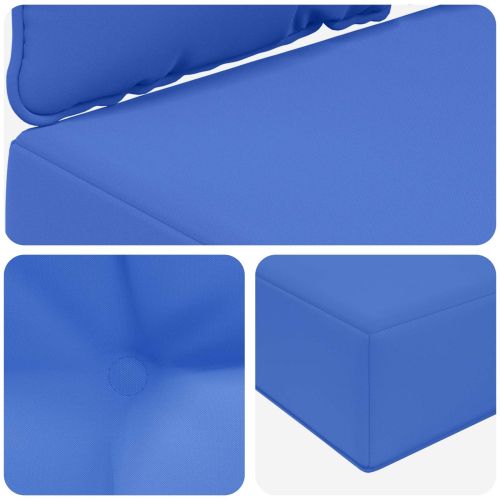 Възглавница за диван на открито 3 pcs Тюркоаз Полиестер