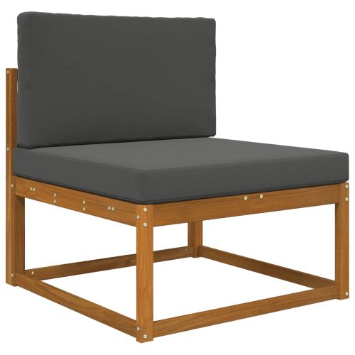 Възглавница за диван на открито 2 pcs Антрацит Полиестер