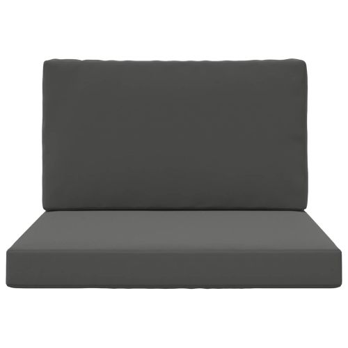 Възглавница за диван на открито 2 pcs Антрацит Полиестер