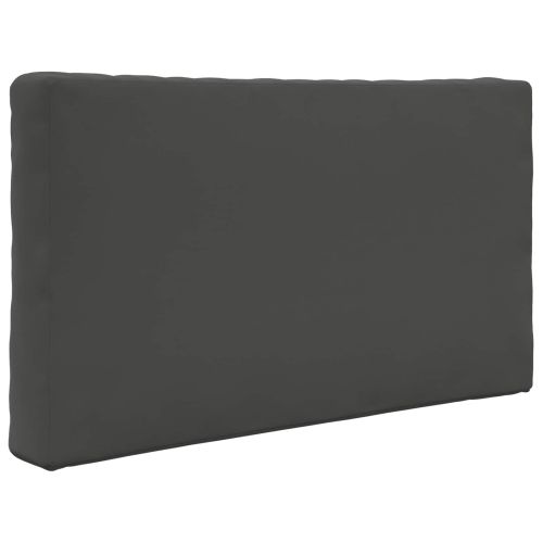 Възглавница за диван на открито 2 pcs Антрацит Полиестер