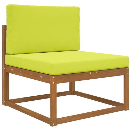 Възглавница за диван на открито 2 pcs Зелен Полиестер