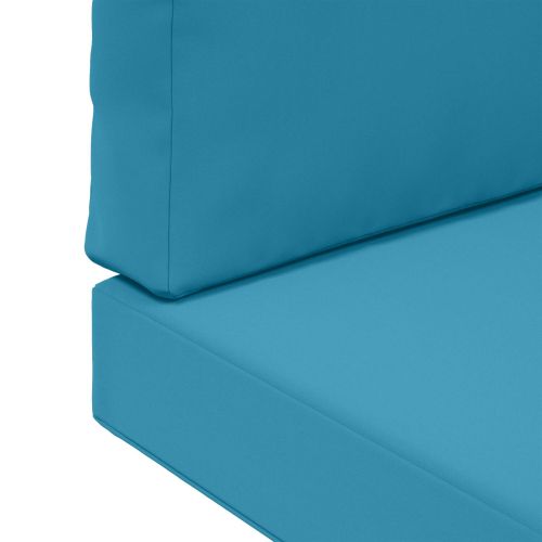 Възглавница за диван на открито 2 pcs Кралско синьо Полиестер