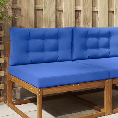 Възглавница за диван на открито 2 pcs Тюркоаз Полиестер