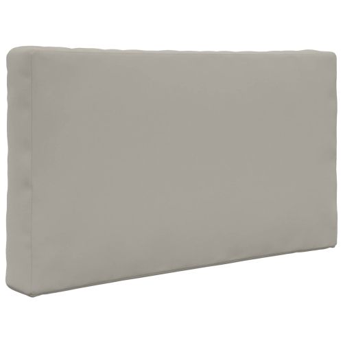 Възглавница за диван на открито 3 pcs Сив Полиестер