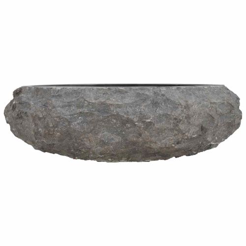 Мивка, 40x12 см, мрамор, черна