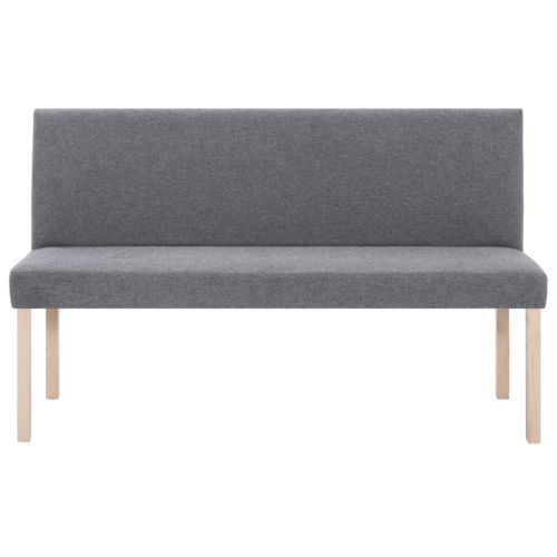 Пейка, 139,5 см, светлосива, полиестер