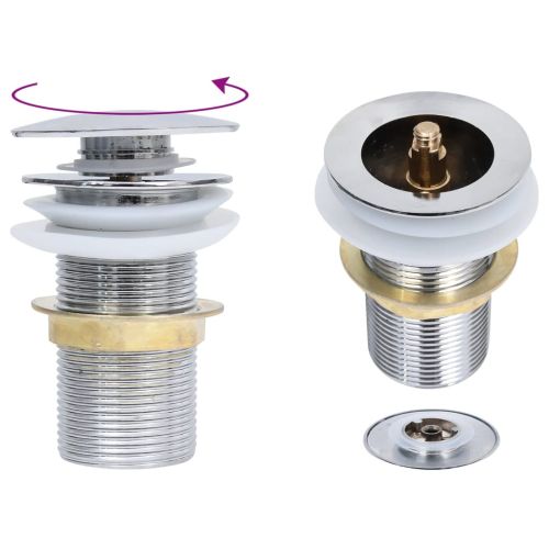 Мивка за баня с кран и сифон, златисто закалено стъкло