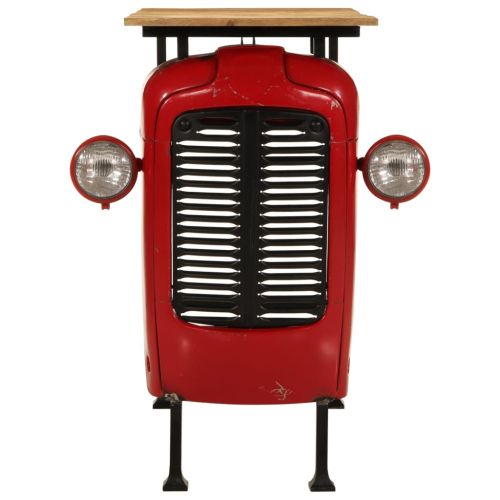 Бар комплект от 5 части, масивна мангова дървесина