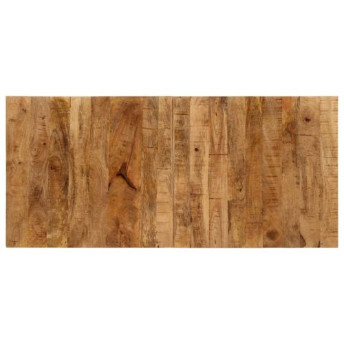 Бар комплект от 5 части, масивна мангова дървесина