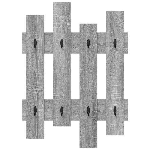 Стенен закачалка за палта Сив Сонома 60 x 3 x 82 см