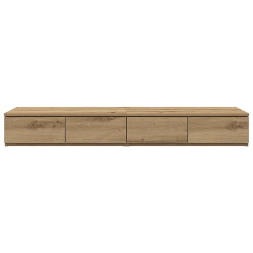 Чекмеджета за легло Дъб 120 x 36,5 x 16,5 см Инженерно дърво