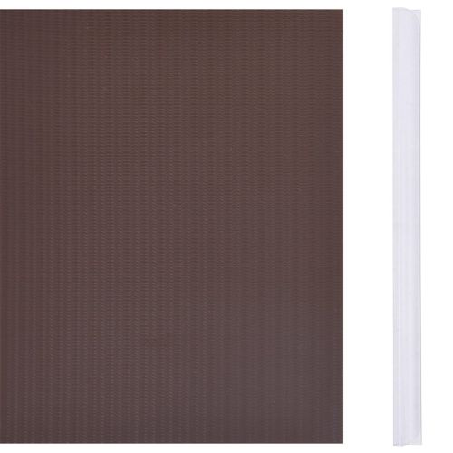 Ленти за покриване на огради 4 бр PVC 35x0,19 м кафяви