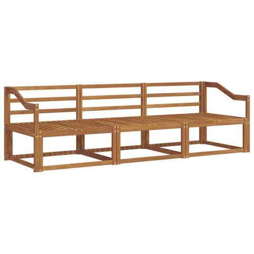 Комплект дивани за открито 3 pcs Естествен