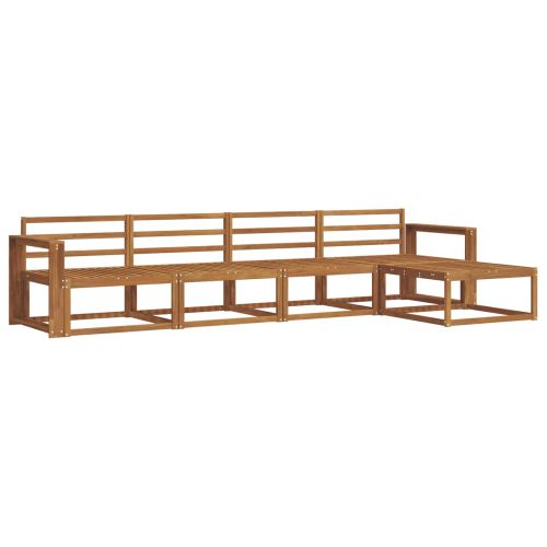 Комплект дивани за открито 5 pcs Естествен